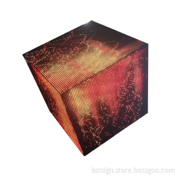 P10 Full Color Indoor Cube LED Display for Bar/Night Club